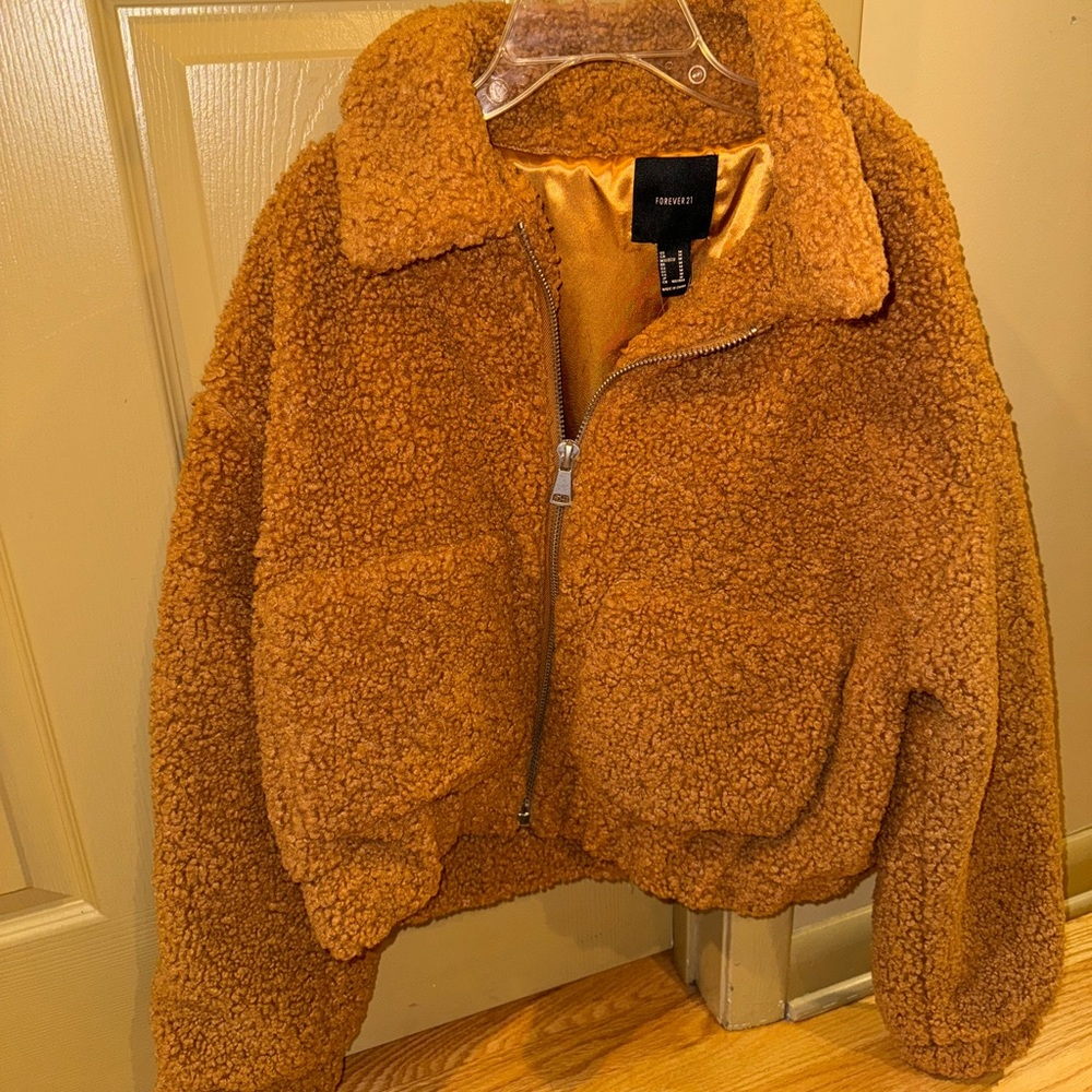 BRAND NEW Camel Teddy Zip-Up!!!